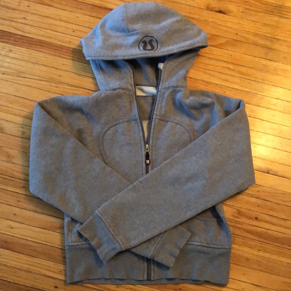 Lululemon Grey Zip-up Hoodie